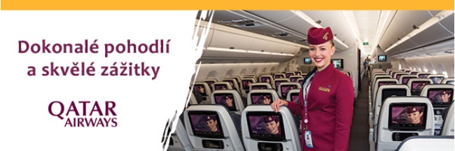 Leťte s námi na křídlech Qatar Airways