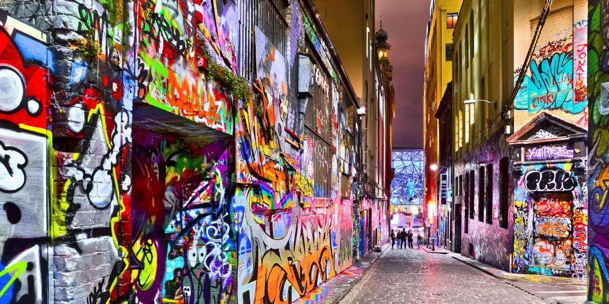 Prozkoumejte laneways a street art