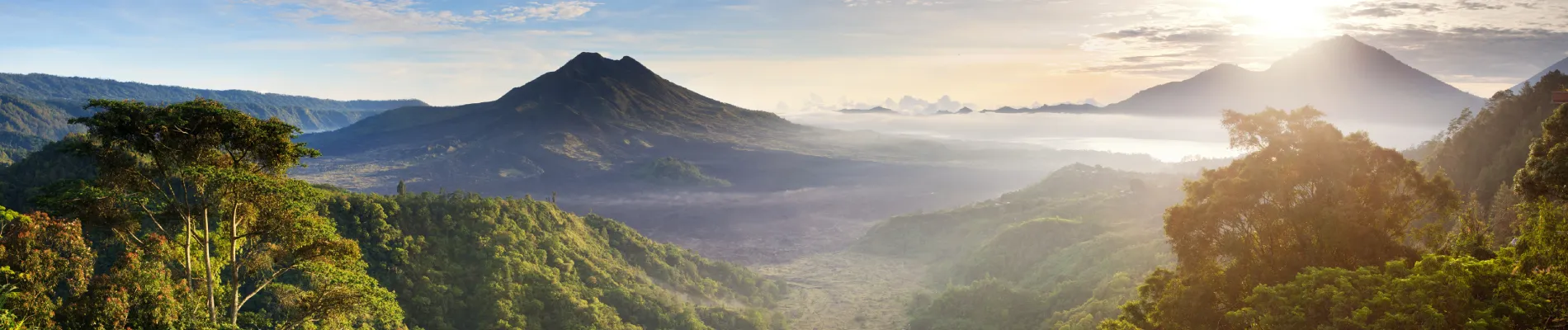 Sopky Batur a Angung