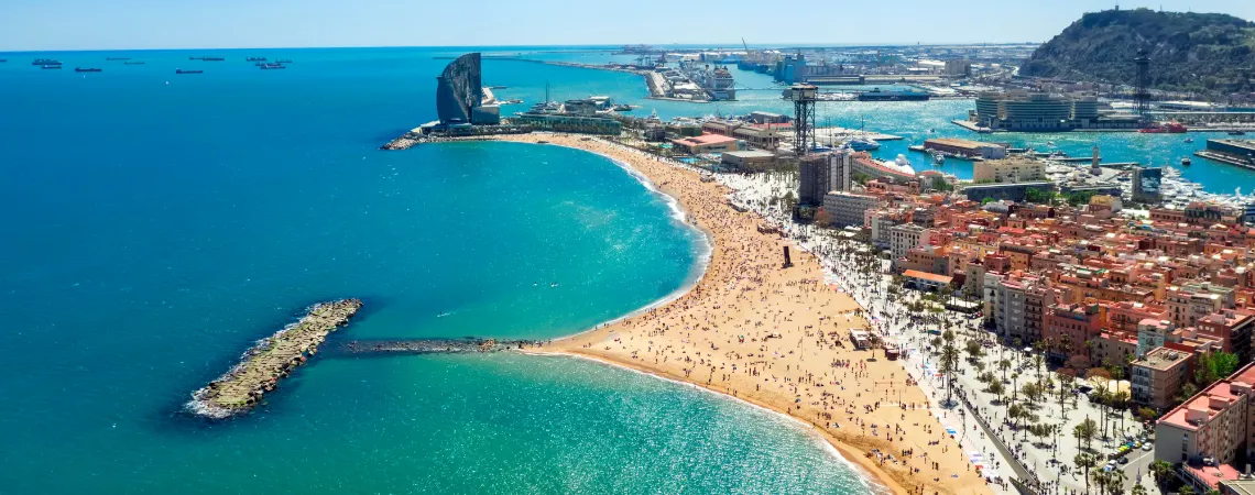 Pláž Barceloneta