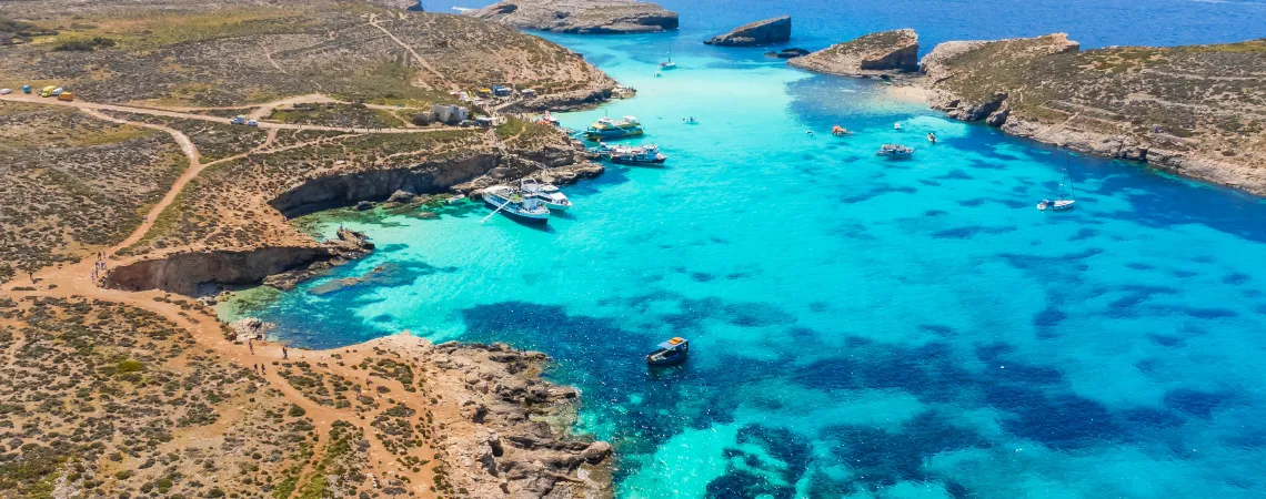 pláže na Maltě