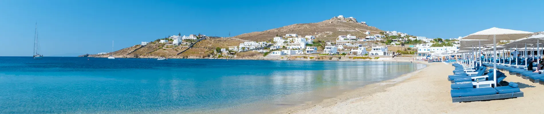 Mykonos, pláž Elia