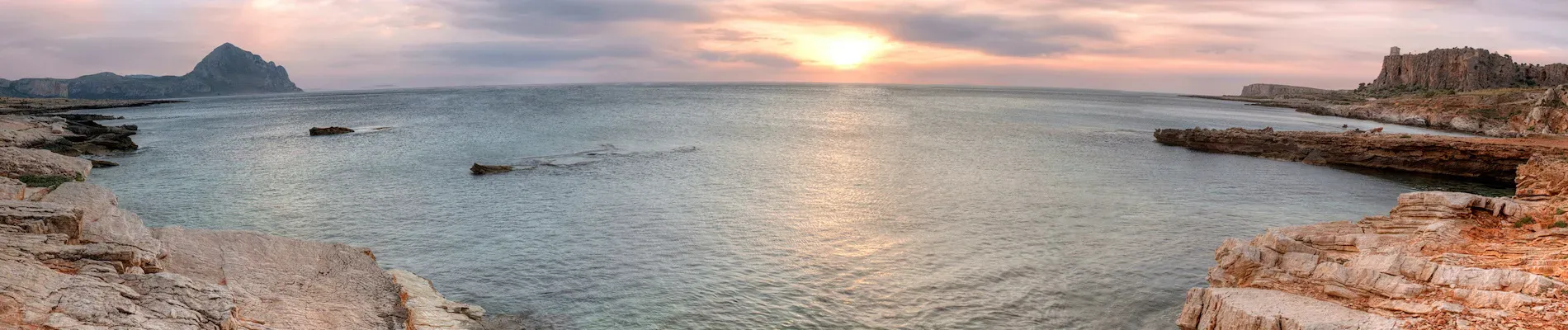 Palermo, pláž Macari