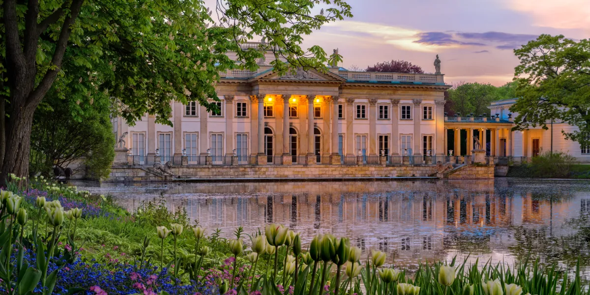 Návštěva parku Łazienki