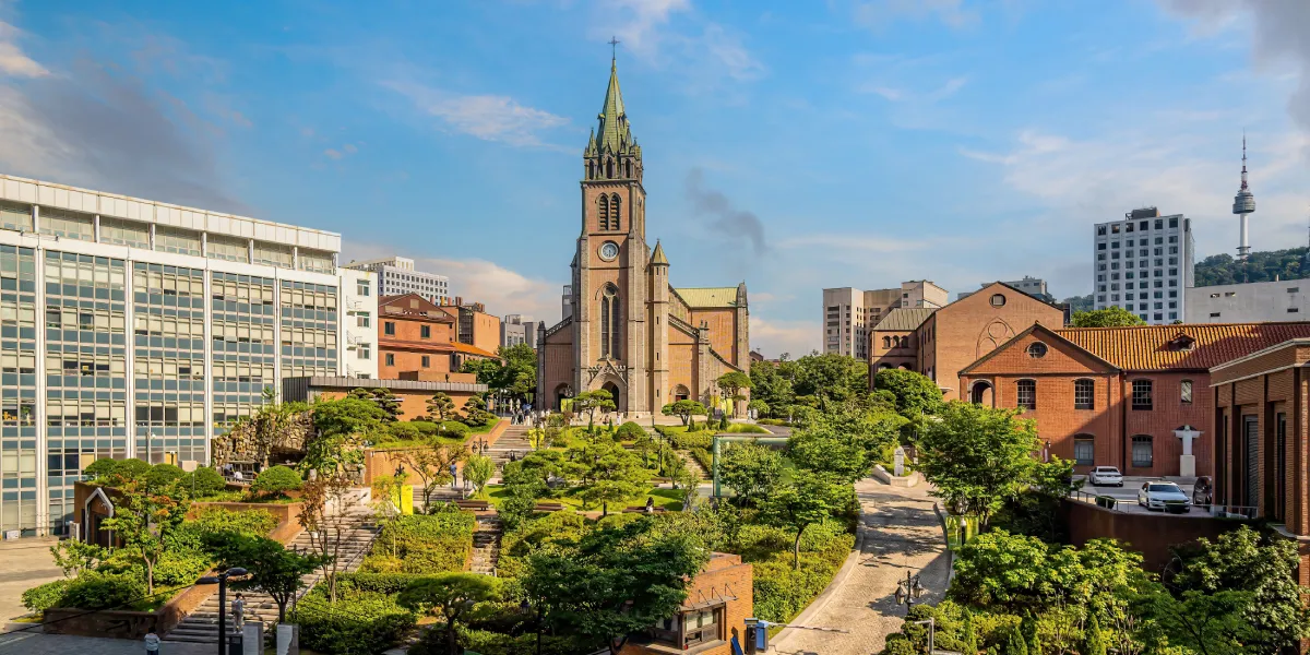 Nákupy v Myeongdong