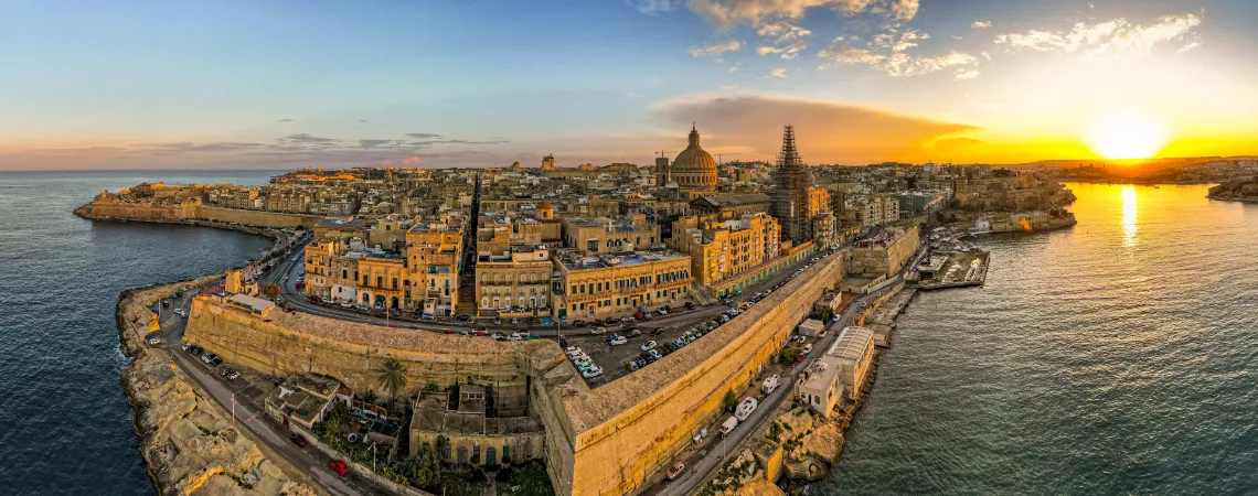 Romantická Valletta