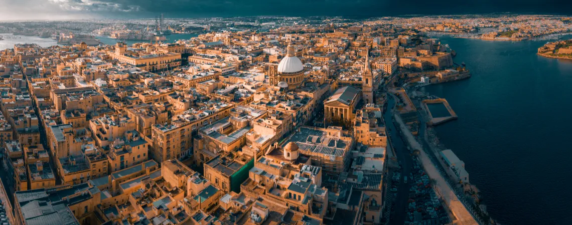 hlavní město Valletta