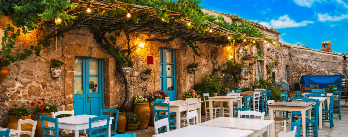 Rybářská vesnice Marzameni, Sicílie