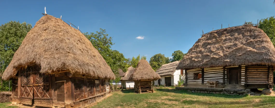 Skanzen v parku Herăstrău