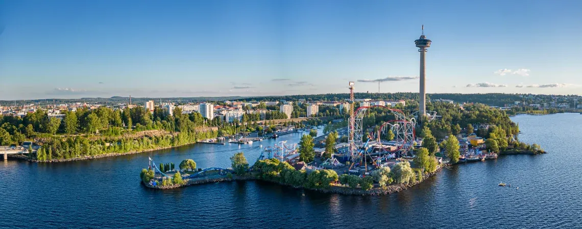 panoramatický pohled na Tampere