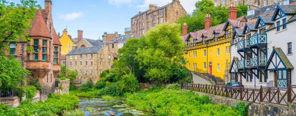 Čtvrť Dean Village
