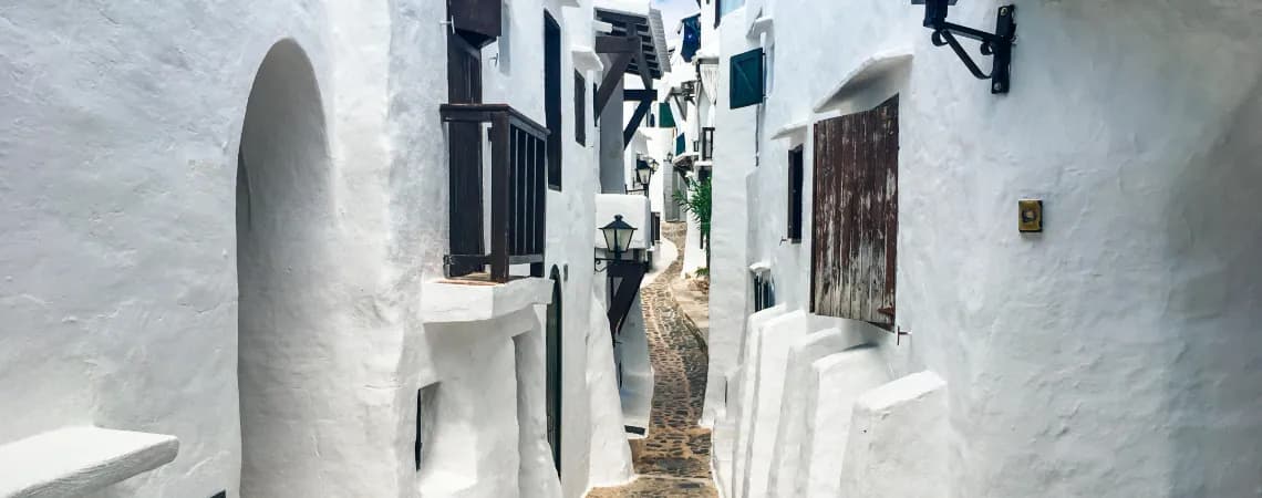 Rybářská vesnice Binibeca Vell