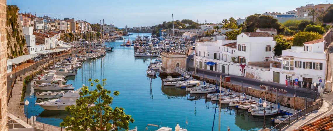 Přístav Ciutadella na Menorce
