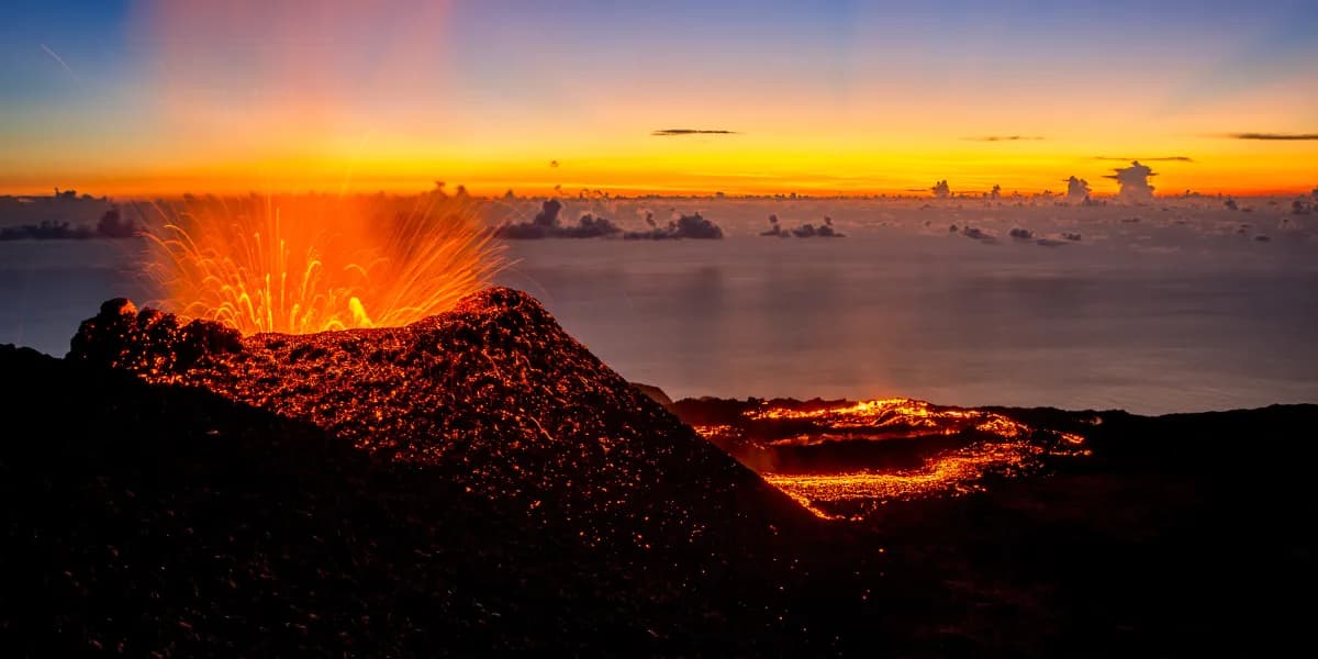 Návštěva Piton de la Fournaise 