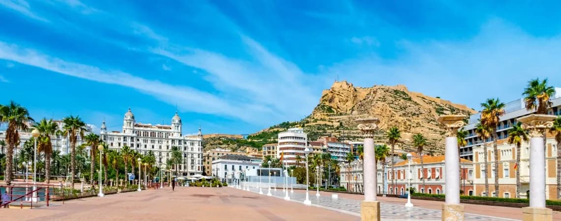 promenáda v Alicante