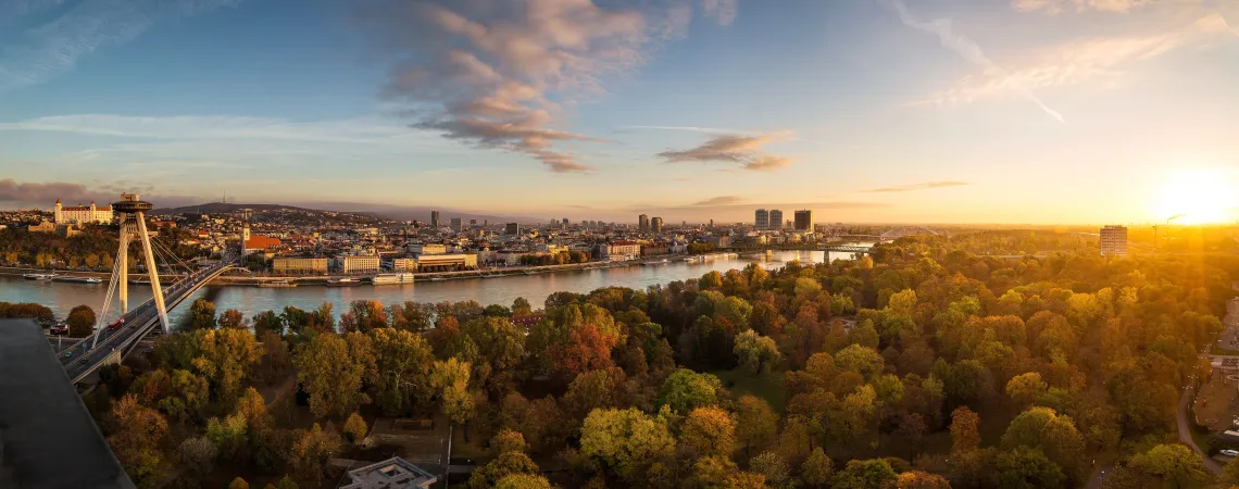 podzimní Bratislava
