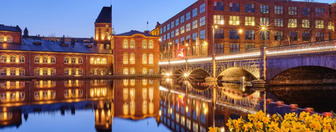 staré budovy v Tampere