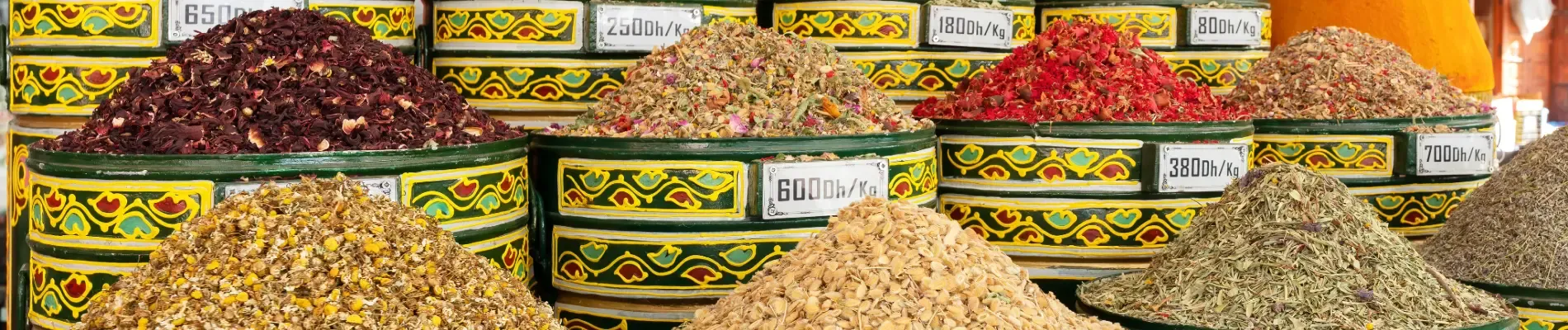 Koření, tržnice Marrakéš Koření, tržnice Marrakéš