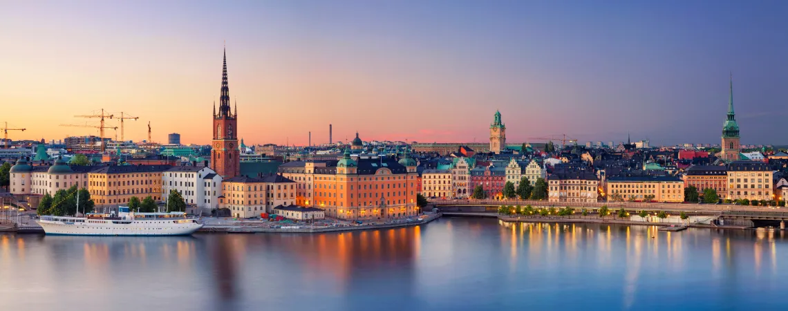 panoramatický pohled na Stockholm panoramatický pohled na Stockholm