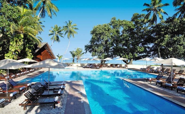 Seychely, Ostrov Mahé, Beau Vallon Bay