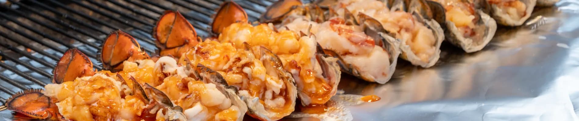 Streetfood, grilovaný humr Streetfood, grilovaný humr