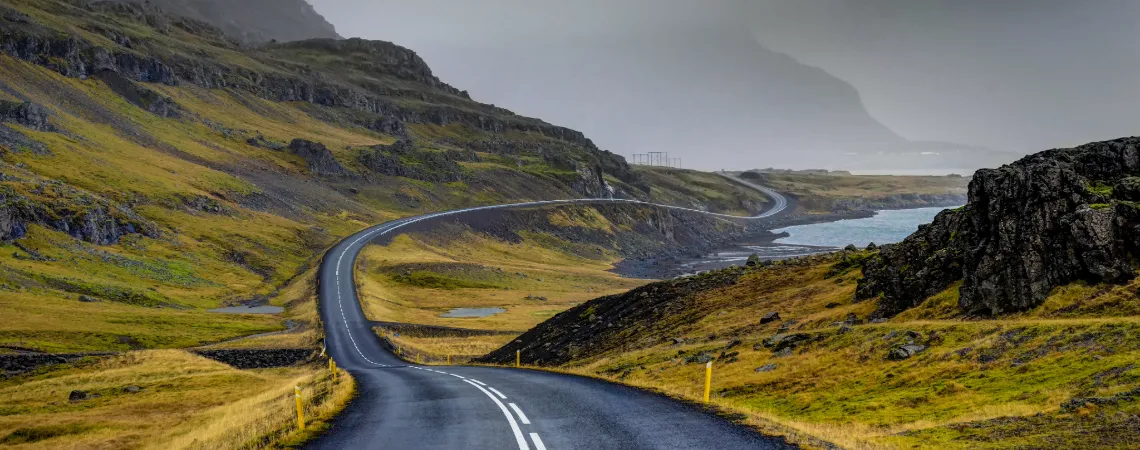 Islandská krajina Islandská krajina