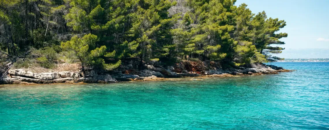 Zátoka u ostrova Ugljan Zátoka u ostrova Ugljan