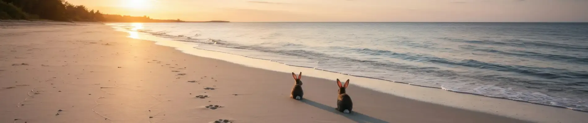 Zajíci na pláži