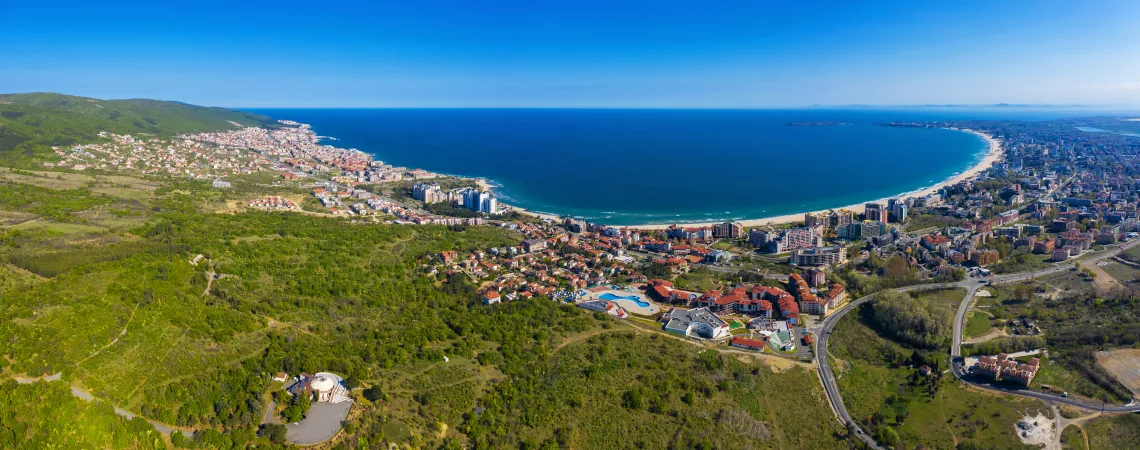 panoramatický pohled na Burgas panoramatický pohled na Burgas