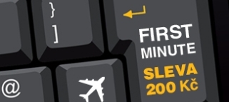 FIRST MINUTE sleva na letenky