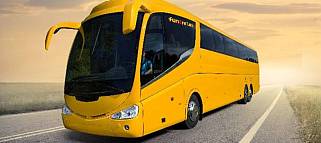 POUZE U NÁS k letence SLEVA na autobus REGIOJET na letiště.