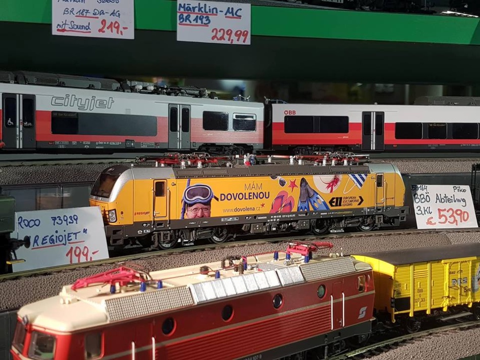 RegioJet Wien Modellbahn shop