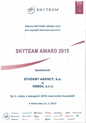 Skyteam Award 2015
